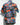 Mens Smilie Face Mushrooms Trippy Button Up Short Sleeve Collard Shirt Small