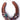 Vtg Wall Hanging Decorative Decor Copper Wire W/ Colorful Beads Horseshoe