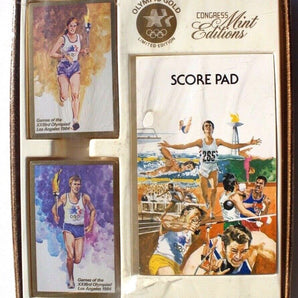 Vtg Congress Mint Editions Olympic Gold Limited Edition Collector Cards Deck