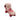 New Ceramic Pink / Red Valentines Day Heart Love Groovy Roller Skate Candle