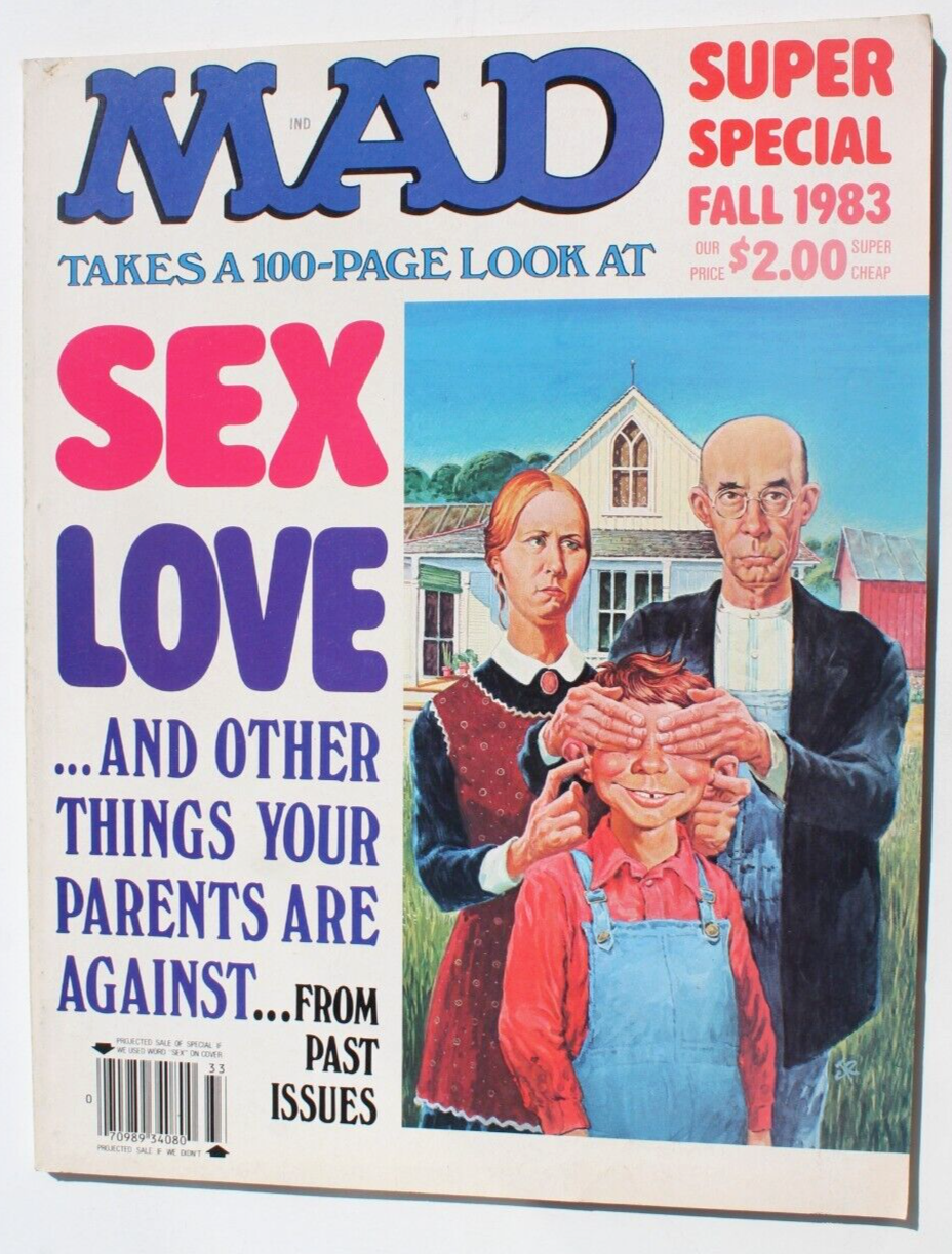 Vintage Fall 1983 MAD Magazine Comic Humor – Zap Vintage