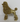NEW Retro MCM Hollywood Regency Lrg Gold Resin Poodle Dog Statue Figurine Decor
