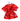 Vtg Flair Red & White Polkadot Dress Up Doll Play Clothes / Clothing Dress