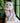 New Large Resin White & Pink Cat Kitten Figurine W/ Polka Dot Bow Room Decor
