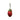 New Large Red / Green Summer Valentines 2 Twisted Strawberries Figure Room Decor