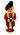 Ricardo Di Roma Italian Swiss Guard Uniform Souvenir Memory Plastic Doll 5 1/2” 