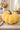 New Large Yellow Pumpkin Halloween Holiday Fall Decor Figurine Statue 16" Wide