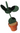 NEW Funny Cactus Plant Coaster Set W/ Storage Pot Gag Gift