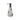 New White / Silver Christmas Tree W/ Bows Soap Dispenser Decoration