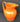 Vtg MCM CALIFORNIA CA Pottery -  Metlox Prouty Solid Orange Water Pitcher #58