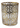 New Gold MCM Retro Hollywood Regency Art Deco Geometric Glass Tumbler Bareware