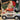 Vintage Cartoon Car Bump 'N' Go-Santa Claus ORIGINAL Box White Elephant Decor
