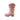 New Pink / White Western Cowgirl Boot Decorative Flower Table Vase Room Decor