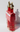 New Red / Gold Olive Oil & Vinegar Bubble Glass Dispenser Set