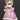 Vintage Hand PAINTED Porcelain VICTORIAN Little Girl With Teddy Bear Statue 5.5"