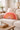 New World Market Pink / Brown Corduroy Rainbow Decorative Throw Pillow