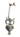 Vintage 1960s Retro Large Gold Tone Metal & Dangling Owl Pendant Neckalce