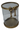 New Hammered Glass Metal Gold Bow ICE BUCKET CONTAINER Flower Vase Container