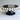 New Ceramic Halloween Black & White Skull Dessert / Cake & Cupcake Party Stand