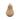New BOHO Imitation Wicker Rattan Fruit Pear Home Decoration Figurie Statue