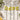 New 4 Pack Glass Summer Yellow Lemons Decorative Thick Reusable Glass Straws