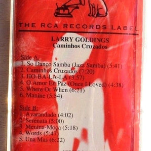 Sealed 1994 LARRY GOLDINGS (Caminhos Cruzados) RCA Promo Cassette 