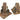 Vintage Lot 2 Industrial Machine Shop Cast Iron Furniture Cart Caster Wheel Set