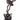 Vintage Silver Gemstone Owl Moving Color Costume Necklace Jewelry