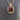 Vintage Smokey Amber Brown Swaroviski Crystal Pendant Necklace W/ Golden Chain
