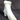 Vintage Miniature Victorian High Heel Boot Ceramic Shoe W/ Gold