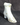 Vintage Miniature Victorian High Heel Boot Ceramic Shoe W/ Gold