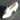 Vtg White Porcelain Women's Victorian Style Shoe Pin Cushion Sewing Figurine 