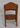 Vintage Robert Raikes Nursery Miniature High Chair Bear Brown Wooden Furniture