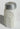 VINTAGE White MILK GLASS Art Deco Kitchen PEPPER Shaker (Movie Prop)
