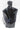 Vtg 1990s Abstract Black Retro Ceramic Modernist Sculpture Figure Man in Suit