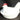 Vtg Lrg Westmoreland White Milk Glass Hen On The Nest Dish Red Comb 5.5" Long