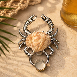 New Tommy Bahama Sea Shell Crab Bottle Opener Beach Nautical Barware