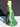 Vintage 1957 Ceramic lady In Green Dress W/ Umbrella Figurine Statue 