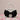 New Large White & Black Bow Purse / Clutch Flower Pot Planter Kitchen Gardening