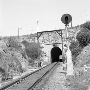 Vintage 1954 Railroad Tunnel Chatsworth Photo #1450