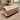 New Pink / White Ceramic Christmas Village Cottage House Bow Holiday Butter Dish