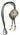 Vtg Gemstone (Agate Stone Geode Crystal) Cowboy Western Bolo Tie Rodeo #1