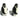 Vintage Animal table Top Kitchen Tuxedo Penguins Salt & Pepper Shaker