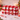 New Red / White Large Christmas Plaid Cosmetic Makeup Bag W/ Holiday Charms