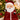 New Red Christmas Holiday Retro Winking Santa Claus Party Server Tray Plate