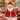 New Red Christmas Holiday Retro Winking Santa Claus Party Server Tray Plate