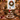 New Martha Stewart Gingerbread Brown Christmas TREE W/ Frosting Figure Decor