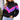 Vtg 1990s Retro Pink Purple Lavon Women's Sweater  Full Zip Cotton 2 Pockets SM