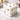 New Large White / Gold Casino Gambeling Dice Figurine Room Decor