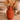 Vintage Rustic Navjo (Terracotta) Modern Art Ceramic Orange Flower Vase